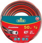 Шланг RACO PREMIUM 1/2, 50 м, 40 атм, пятислойный, поливочный, усиленный двумя слоями армирования, 40300-1/2-50_z01 Шланг RACO PREMIUM 1/2, 50 м, 40 атм, пятислойный, поливочный, усиленный двумя слоями армирования, 40300-1/2-50_z01