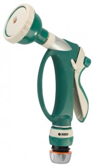 Пистолет-распылитель RACO 337C, 4 режима, курок сзади, металлический с TPR, с соединителем 1/2, 4256-55/337C