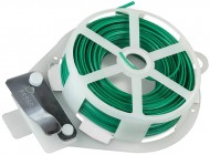 Проволока RACO подвязочная плоская, с покрытием ПВХ и диспенсером, в пластиковой обойме, 30 м, 42359-53633C