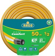Шланг RACO COMFORT 1/2, 50 м, 30 атм, трёхслойный поливочный, армированный, 40303-1/2-50_z01 Шланг RACO COMFORT 1/2, 50 м, 30 атм, трёхслойный поливочный, армированный, 40303-1/2-50_z01
