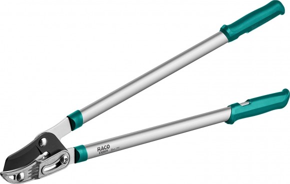 Сучкорез RACO большой усиленный контактный двухрычажный, MaxForce, с изогнутыми лезвиями, с алюминиевыми рукоятками, 4214-53/1875