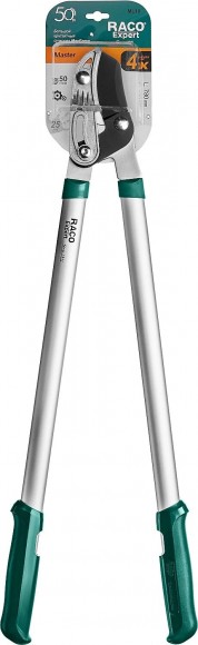 Сучкорез RACO большой усиленный контактный двухрычажный, MaxForce, с изогнутыми лезвиями, с алюминиевыми рукоятками, 4214-53/1875