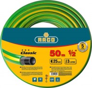 Шланг RACO CLASSIC 1/2, 50 м, 25 атм, трёхслойный, поливочный, армированный, 40306-1/2-50_z01 Шланг RACO CLASSIC 1/2, 50 м, 25 атм, трёхслойный, поливочный, армированный, 40306-1/2-50_z01