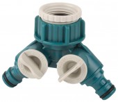 Распределитель двухканальный RACO ORIGINAL 3/4" - 1", поливочный, с внутренней резьбой, 4250-55256C Распределитель двухканальный RACO ORIGINAL 3/4" - 1", поливочный, с внутренней резьбой, 4250-55256C