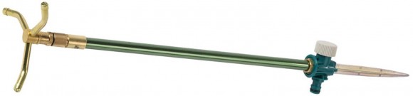 Распылитель RACO 656C, 115 м2 полив, латунный, на удлинителе 530-840 мм, круговой с 3-мя поворотными соплами, 4260-55/656C