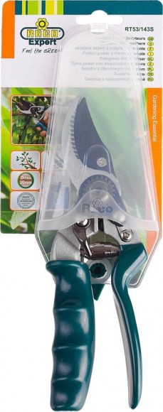 Секатор RACO с поворотной рукояткой, плоскостной, 210 мм, 4206-53/143S Секатор RACO с поворотной рукояткой, плоскостной, 210 мм, 4206-53/143S