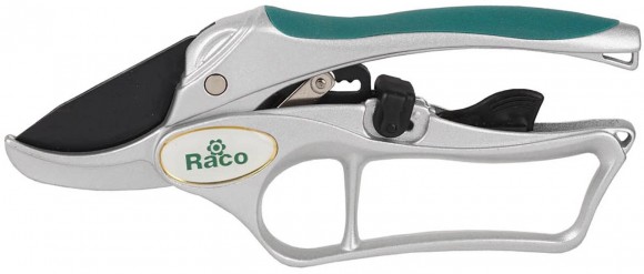 Секатор RACO с алюминиевыми рукоятками, с эфесом, контактный, 200 мм, 4206-53/150C