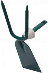 Мотыжка садовая RACO, прямое лезвие, 2 зубца, с быстрозажимным механизмом, 70мм, 4230-53816 Мотыжка садовая RACO, прямое лезвие, 2 зубца, с быстрозажимным механизмом, 70мм, 4230-53816