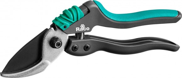 Секатор RACO со специальными эргономичными двухкомпонентными рукоятками армированными фиберглассом, плоскостной, 205 мм, 4206-53/S162