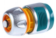 Соединитель RACO PROFI-PLUS 1/2, с автостопом, усиленный быстросъемный для шланга, из металла с TPR, 4247-55098B