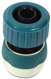 Соединитель RACO COMFORT-PLUS 3/4, быстросъёмный для шланга, из ABS-пластика с TPR, 4248-55235C