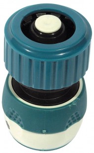 Соединитель RACO COMFORT-PLUS 3/4", с автостопом, быстросъёмный для шланга, из ABS-пластика с TPR, 4248-55237C Соединитель RACO COMFORT-PLUS 3/4", с автостопом, быстросъёмный для шланга, из ABS-пластика с TPR, 4248-55237C