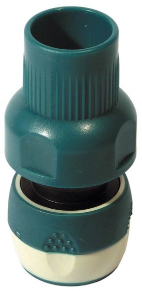 Соединитель RACO COMFORT-PLUS 3/4, быстросъёмный с защитой от перегиба шланга, из ABS-пластика с TPR, 4248-55246B