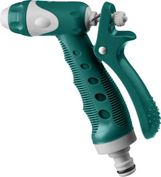Пистолет-распылитель RACO 506C плавная регулировка, курок сзади, поливочный пластиковый с TPR, 4255-55/506C-30