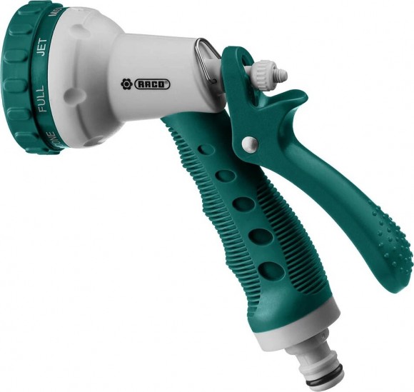 Пистолет-распылитель RACO 508C 8 режимов, курок сзади, поливочный пластиковый с TPR, 4255-55/508C-18 Пистолет-распылитель RACO 508C 8 режимов, курок сзади, поливочный пластиковый с TPR, 4255-55/508C-18