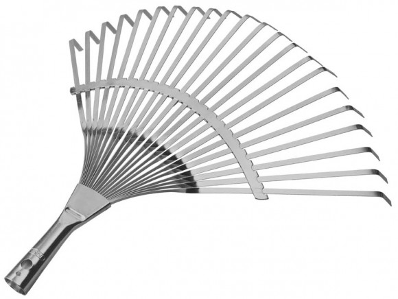 Грабли веерные RACO, 22 плоских зубца, гальванизир. покр., 450 мм, 4231-53/732 Грабли веерные RACO, 22 плоских зубца, гальванизир. покр., 450 мм, 4231-53/732